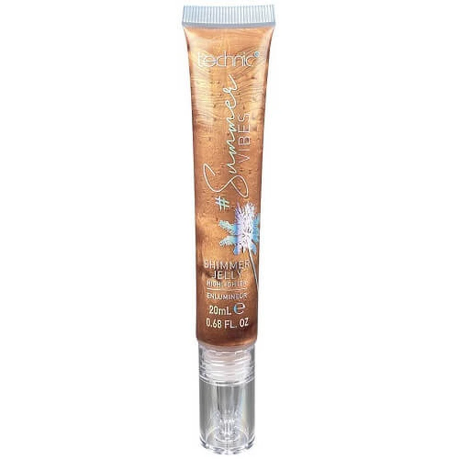 Iluminador, Technic, Summer Vibes, Shimmer Jelly Highlighter, Bronzed Beauty, 20 ml