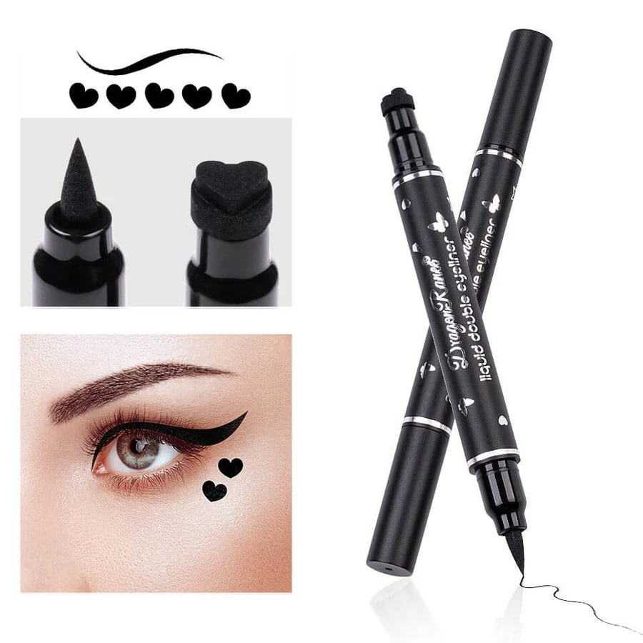 Eyeliner tus carioca, Kiss Beauty, with heart stamp, 03