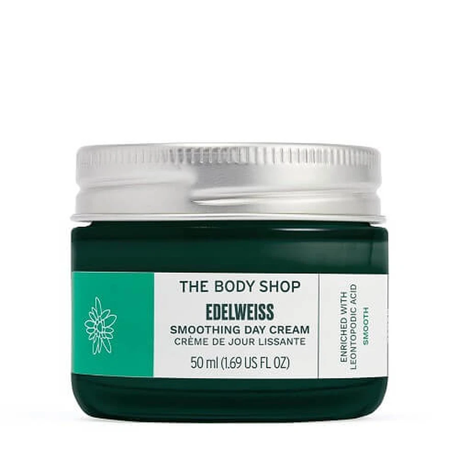 Hydraterende Dagcrème, The Body Shop, Edelweiss, Verzachtende Dagcrème, 50 ml