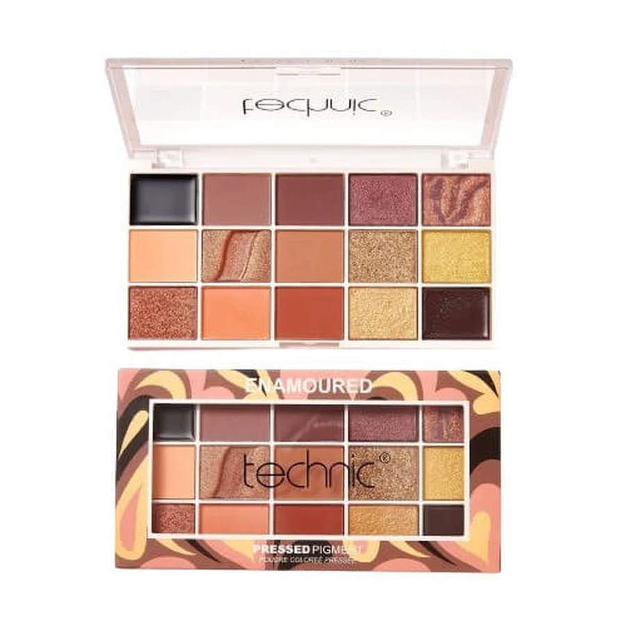 Paleta de sombras de ojos Technic Enamoured, Technic, Enamoured, 15 tonos
