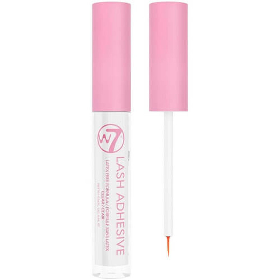 Falsche Wimpern Kleber, Transparent, W7, Wimpernkleber, Vegan, Klar, 4 ml