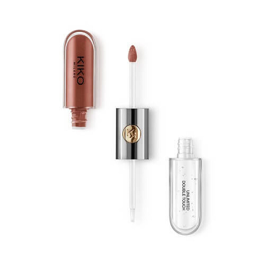 Lipstick, Kiko, Unlimited Double Touch, 126 Rosy Nude, 6 ml