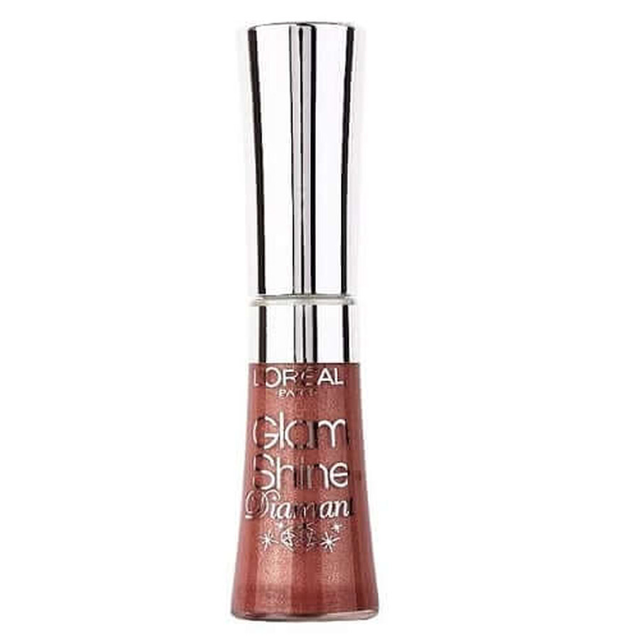 Brillo de labios Glam Shimmer, Loreal, Glam Shine Diamant, 167 Quilates Coral, 6 ml