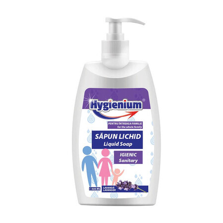 Savon liquide à la lavande, 500 ml, Hygienium