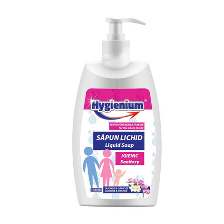 Sapone liquido con Orchidee e Jasmine Family 500 ml, Hygienium