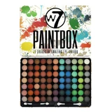 Eye shadow palette W7 Paintbox 77 colors
