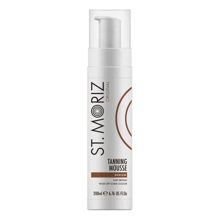 St Moriz Medium Instant Bronze Professional Self Tanning Foam, 200 ml