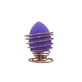 Makeup Sponge Set and Metallic Makeup Support, Purple
