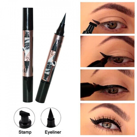 Eye shadow with stamp, Waterproof, Qiciy, 5 g