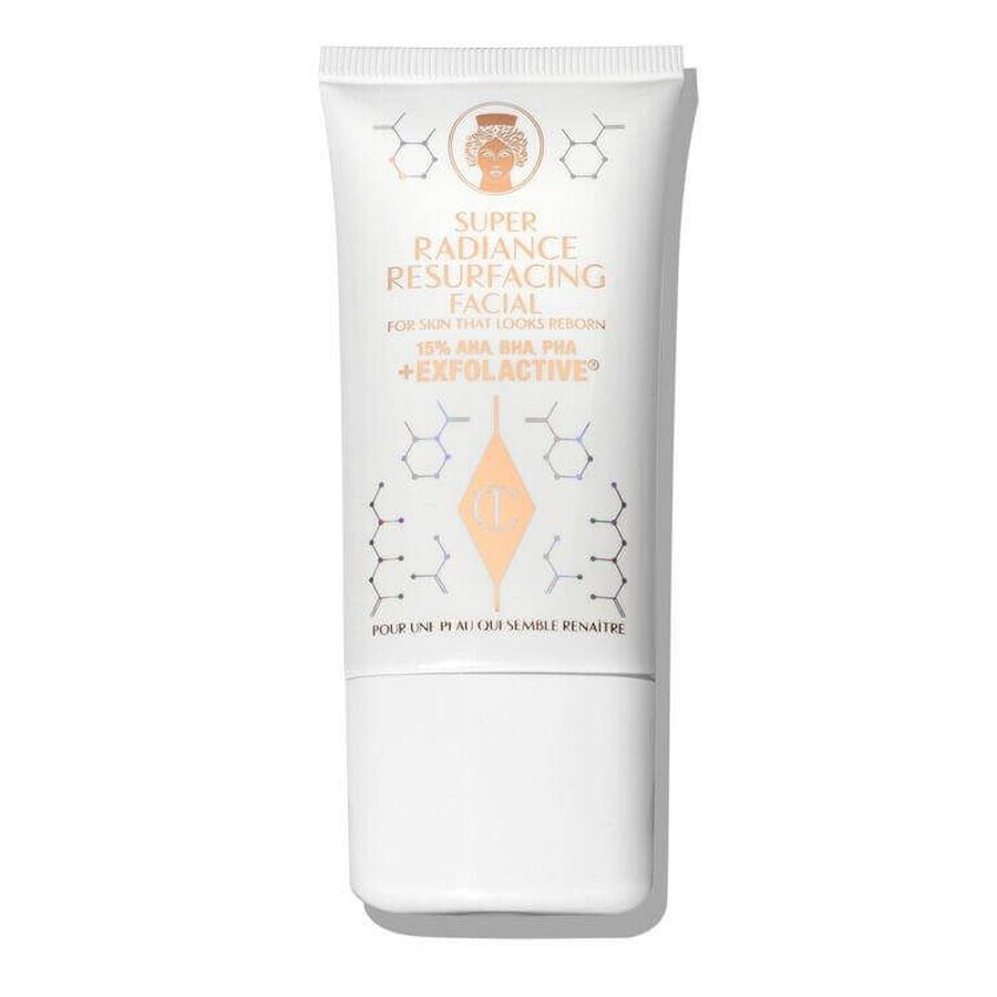 Scrub, Charlotte Tilbury, Super Radiance Resurfacing Gezichtsbehandeling, 50 ml