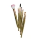 Make-up kwasten, Make-up kwast, 7 kwasten, Groen