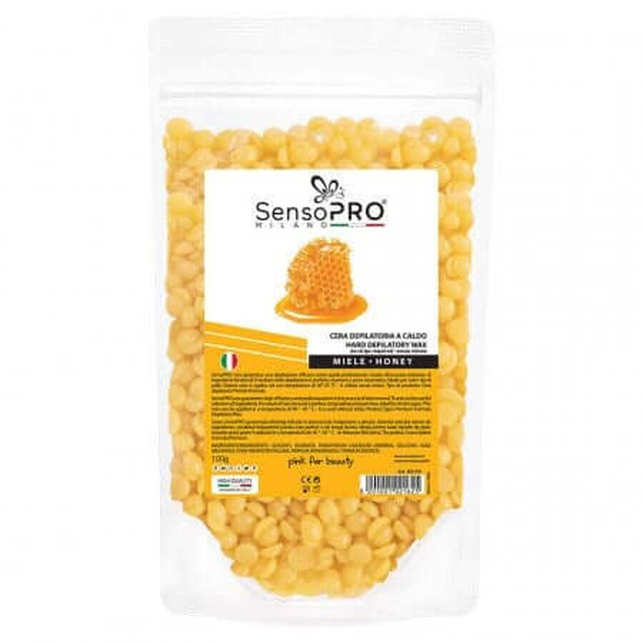 Elastic depilatory wax granules, SensoPro, Honey, 100 g