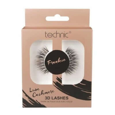 Fake Gene, Technic, Luxe Cashmere 3D Lashes, Frankie, inklusive Kleber