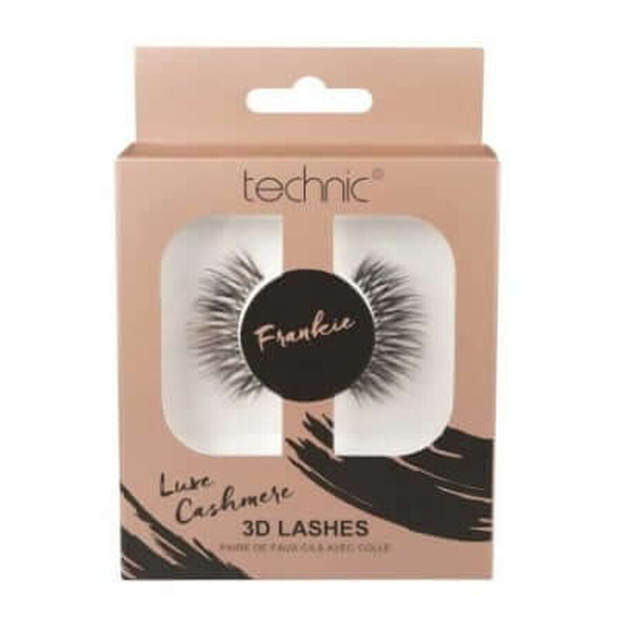 Fake Gene, Technic, Luxe Cashmere 3D Lashes, Frankie, inklusive Kleber