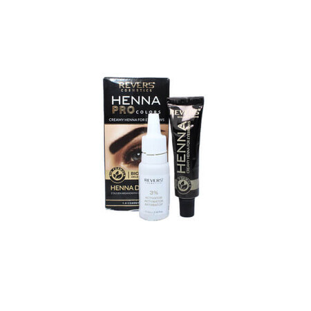 Henna Paint, Revers Cosmetics, Henna Pro Colours, Negro