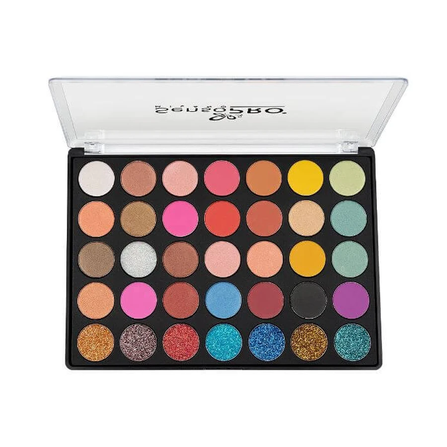 Schminkset, SensoPro, Lidschattenpalette, 35 Farben, Party Time