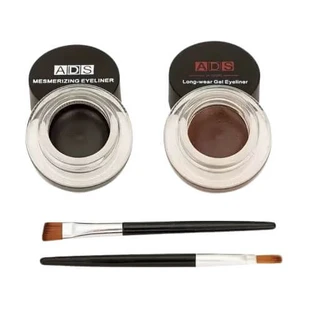 Set Maquillaje Ojos, Maquillaje, ADS, Eyeliner Gel Negro y Marrón