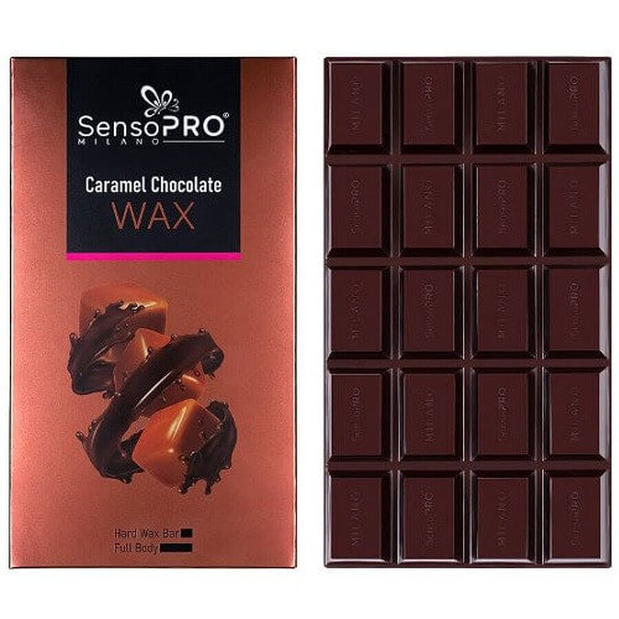 Elastische epileerwas, SensoPro, Was Chocolade, Karamel, 400 g