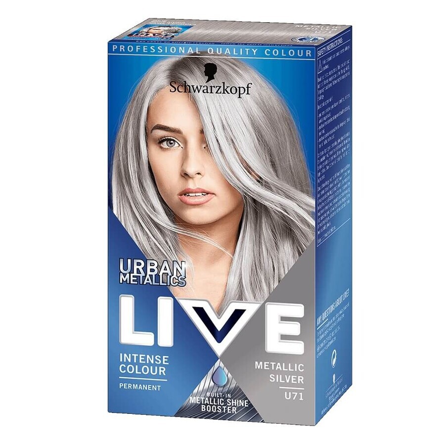 Schwarzkopf Live Urban Cera metalizada U71 Plata metalizado