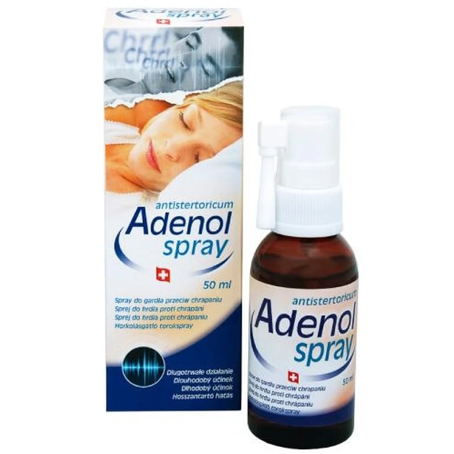 Fytofontana Adenol, Spray do gardła przeciw chrapaniu, 50 ml: ceny i cechy