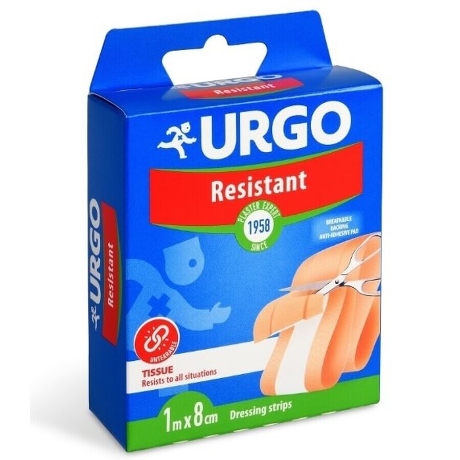 Urgo Resistant Neutral Neutral 1m x 8cm, 1 pc - Long lasting!