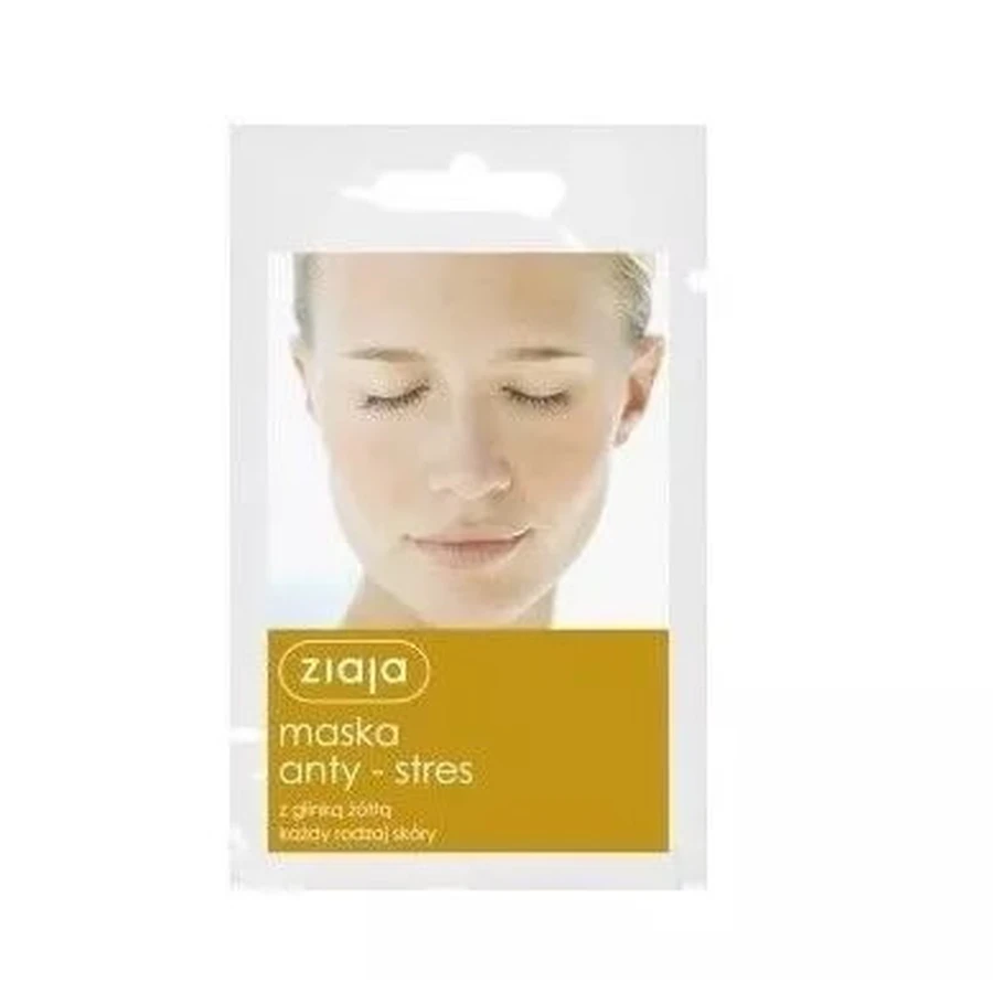 Ziaja, Masque à l'argile anti-stress pour tous types de peau, 7ml - Longue conservation !