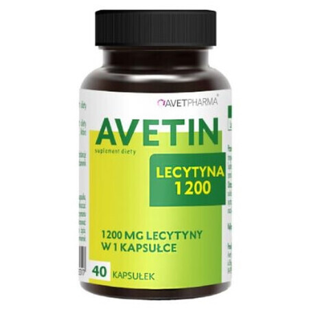 Avetin Lecithine 1200, 40 capsules