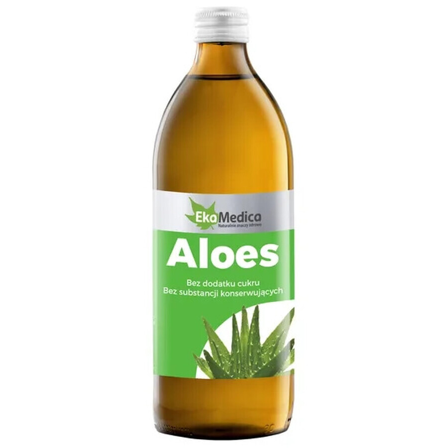 Aloe Vera, Aloe Vera Saft 99,8%, EkaMedica, 500 ml