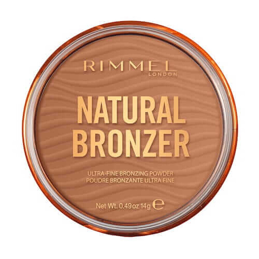 Rimmel Natural Bronzer Bronzer met Verhelderende Glitter Bronzer 002 Sunbronze, 14g