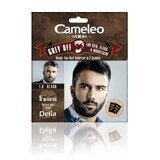 Cameleo Men Grey Off wax en baardkleur in sachet 1.0 Zwart, 2x15ml