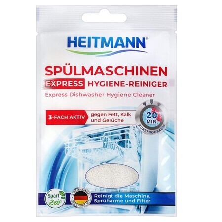 Heitmann, Express, Détergent pour lave-vaisselle, 30g