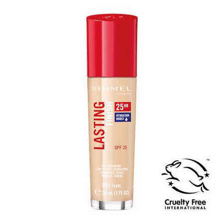 Rimmel Lasting Finish 25HR SPF20 Primer de față 001 Pearl, 30ml