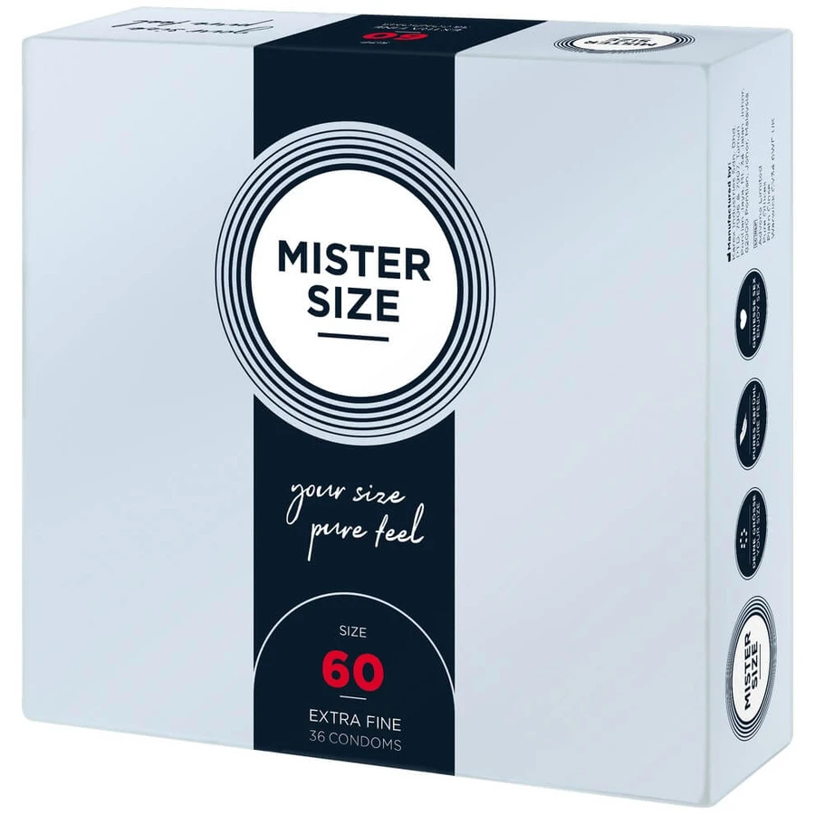 Mister Size, 60 mm Kondome, 36 Stück