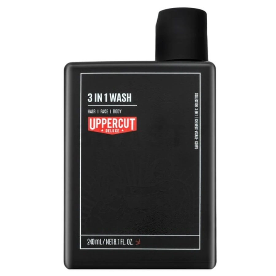 Uppercut Deluxe 3 in 1 was- en lichaamsshampoo, 240ml