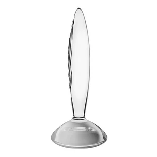 Satisfyer Sprankelende Kristallen Glazen Dildo Transparant, 1 stuk