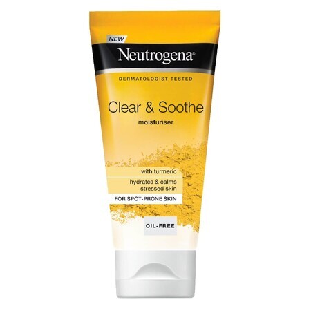 Neutrogena Clear amp; Soothe Cremă de față cu turmeric, 75ml