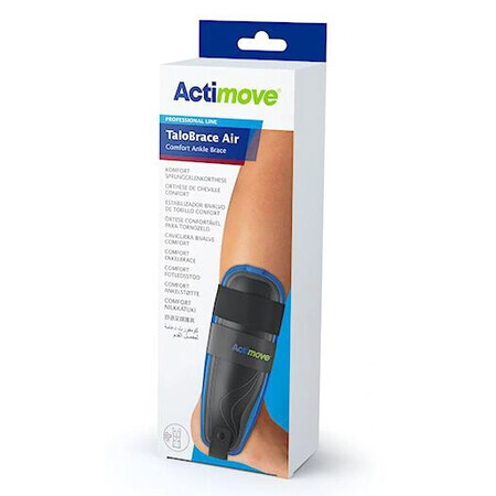 Actimove Enkelband Zwart Rechts maat L/XL