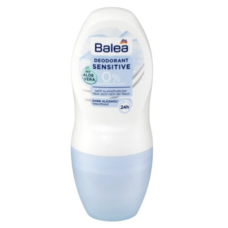 Balea, Sensitive 0%, Antiperspirant roll-on, 50 ml