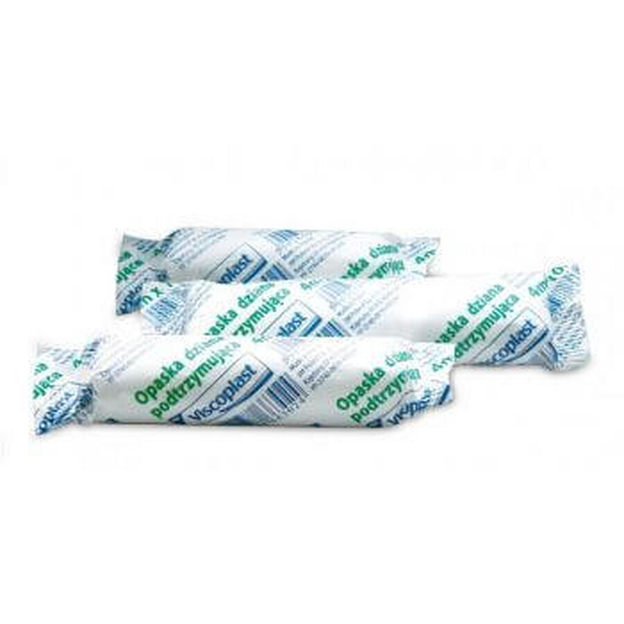 Viscoplast, bandaj de susținere tricotat, 15cm x 4m, 1 buc - Pe termen lung!