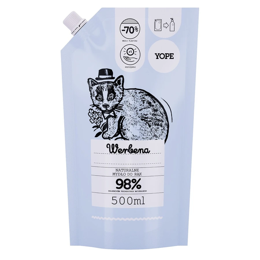 Yope, Mydło w płynie, Werbena, refill, 500ml: ceny i cechy