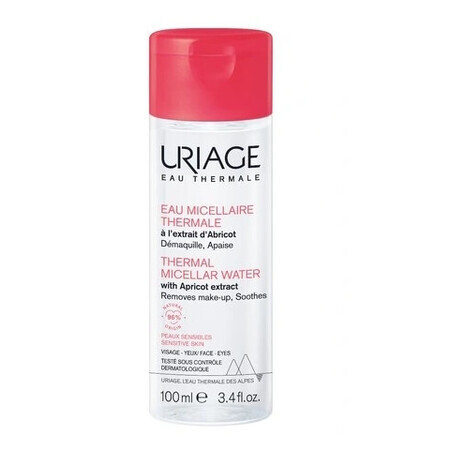 Uriage micellair thermaal bronwater met abrikozenextract voor een vitale huid, 100 ml