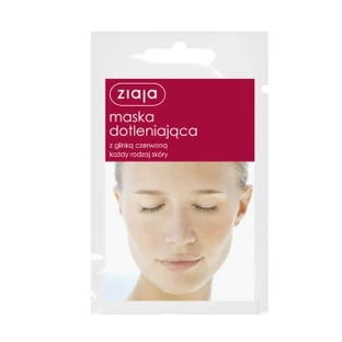 Ziaja, Mascarilla oxigenante con arcilla roja para todo tipo de pieles, 7ml - ¡Larga duración!