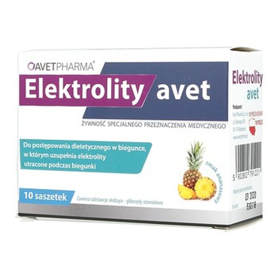 Avet Elektrolyten 10 sachets