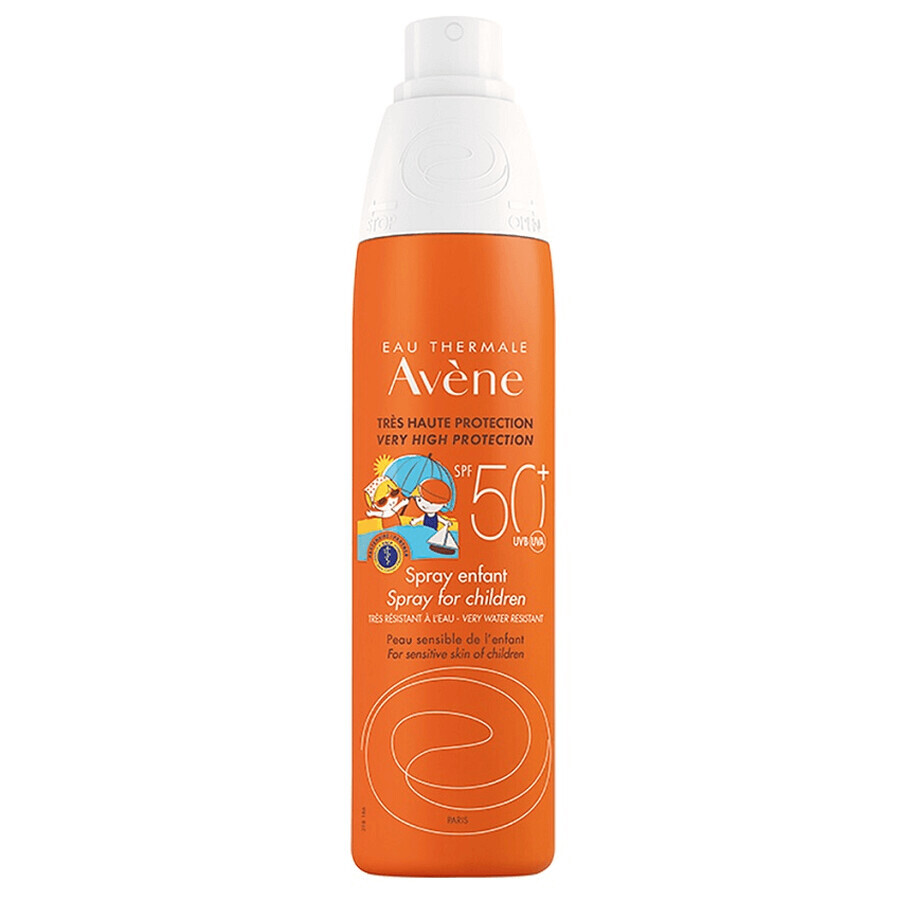 Spray solaire pour enfants avec SPF50+, 200 ml, Avène