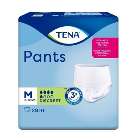 Tena, Discreet M, ondergoed, 8 stuks