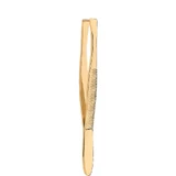 Donegal straight cosmetic tweezers gold 1090