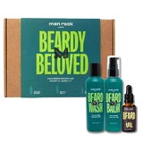 MenRock Beardy Beloved Awakening Sicilian Lime Baardshampoo 100ml + baardconditioner 100ml + baardolie 30ml