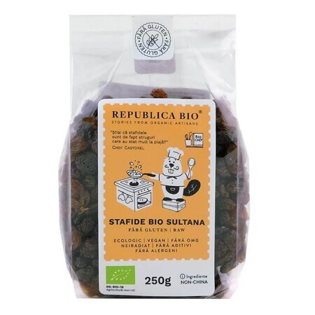 Raisin de Sultanine Bio, 250g, Organic Republic