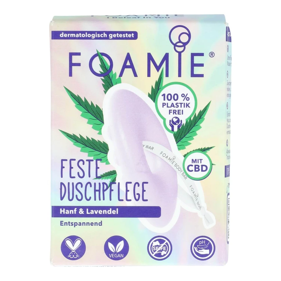 Schiuma, Hanf amp; Lavanda, gel doccia, 80g