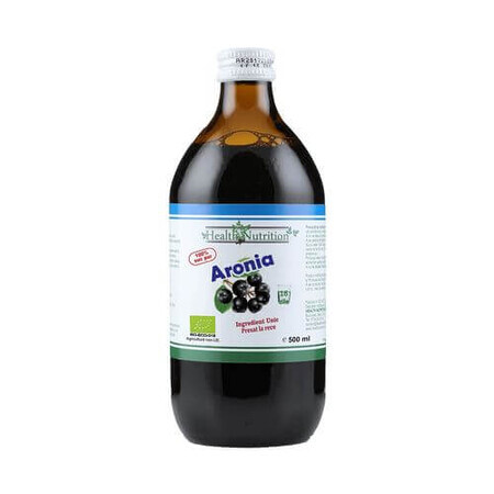 Biologisch Aronia sap, 500 ml, Health Nutrition